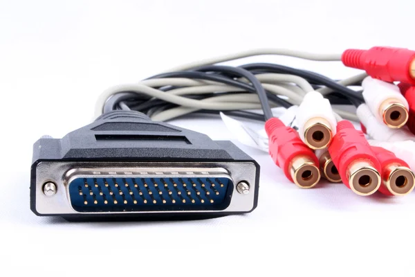 Serial Port Music Cable — Stock Photo, Image