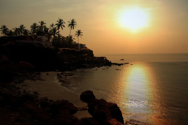 Goa zonsondergang — Stockfoto