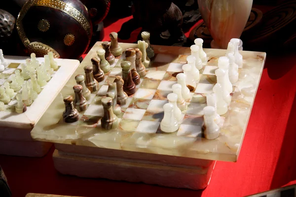 stock image Antique Marble Chess