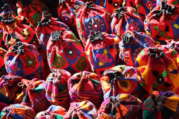 Borse etniche colorate — Foto Stock