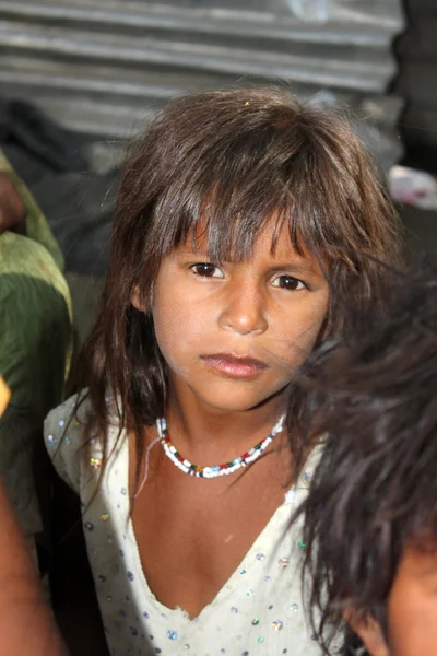 Girl in Poverty — Stock Photo, Image