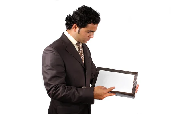 Businessman Checking Documents — Stock Photo, Image