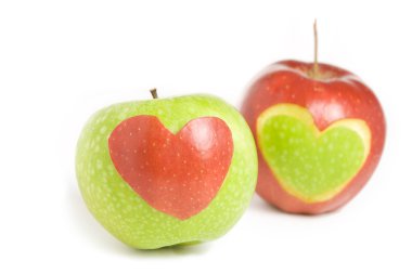 kalbi olan iki elma