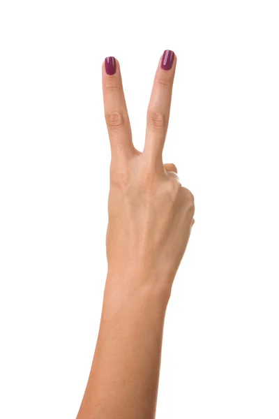 Victory sign/ Peace sign — Stock Photo, Image