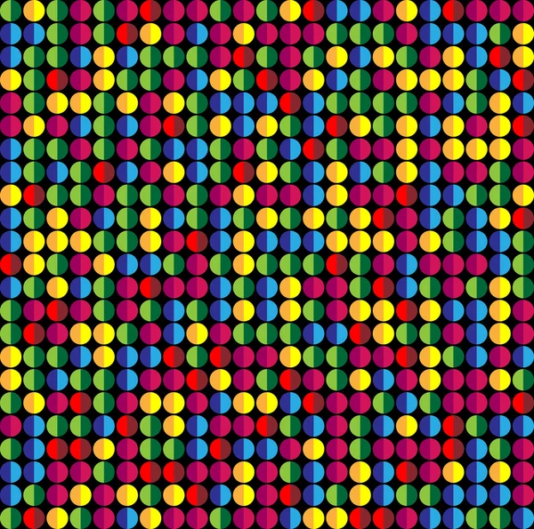Fond de points colorés sans couture . — Image vectorielle