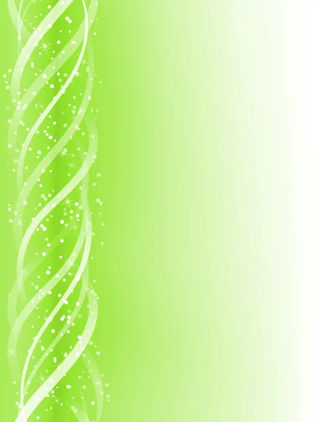 Groene kleurrijke gloeiende lijnen achtergrond. — Stockvector