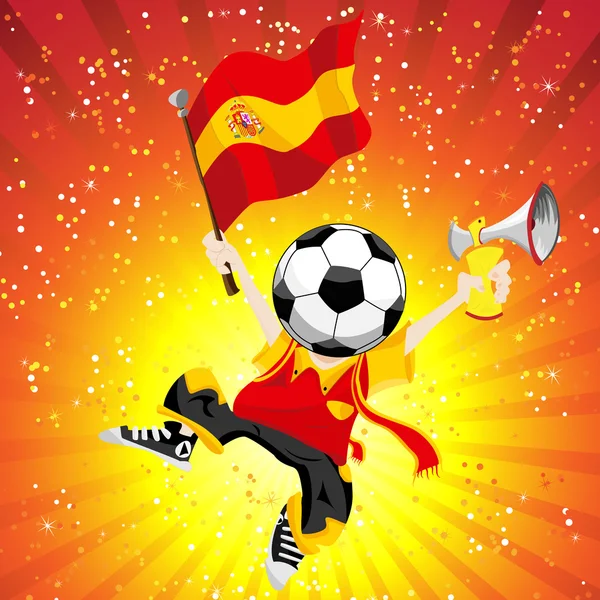 Победитель чемпионата Испании по футболу . — стоковый вектор
