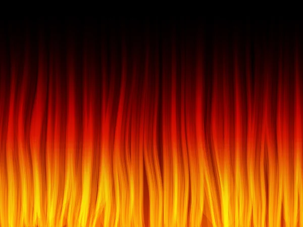 现实火火焰。是可编辑的颜色和形式. — 图库矢量图片