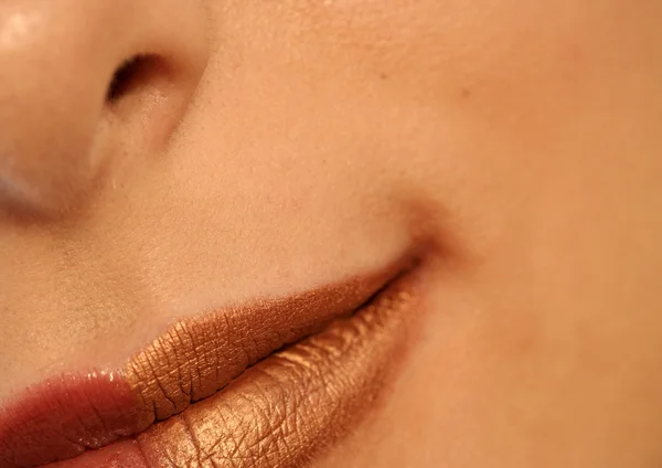 Parlak dudaklar — Stok fotoğraf