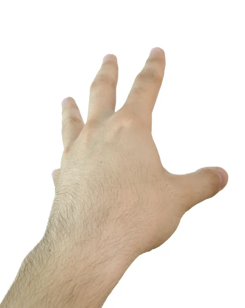 Ręką człowieka. — Zdjęcie stockowe