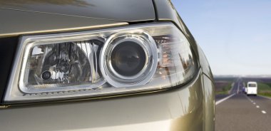 Car headlight clipart