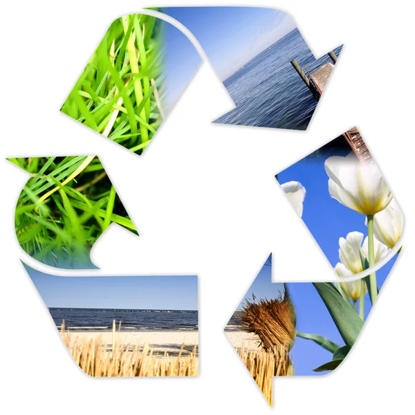 Recycle symbool . — Stockfoto
