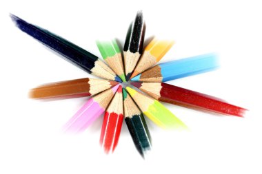 Close-up pencil. clipart