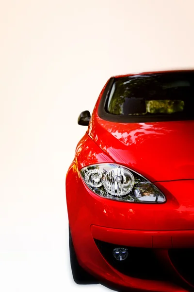 Κόκκινο αυτοκίνητο — Φωτογραφία Αρχείου