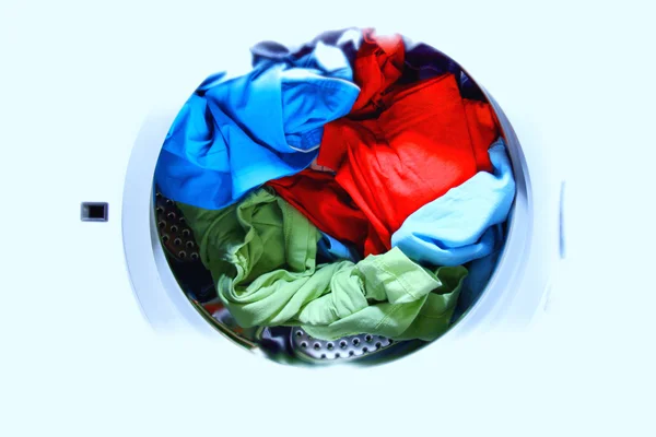 Tøj i vaskeri - Stock-foto