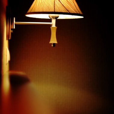 Orange lamp clipart