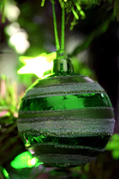 Christmas ornaments on tree. — Stock Photo, Image
