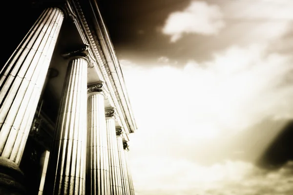 Ελληνική πυλώνες — Φωτογραφία Αρχείου