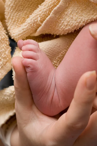 Bir bebeğin ayak — Stok fotoğraf