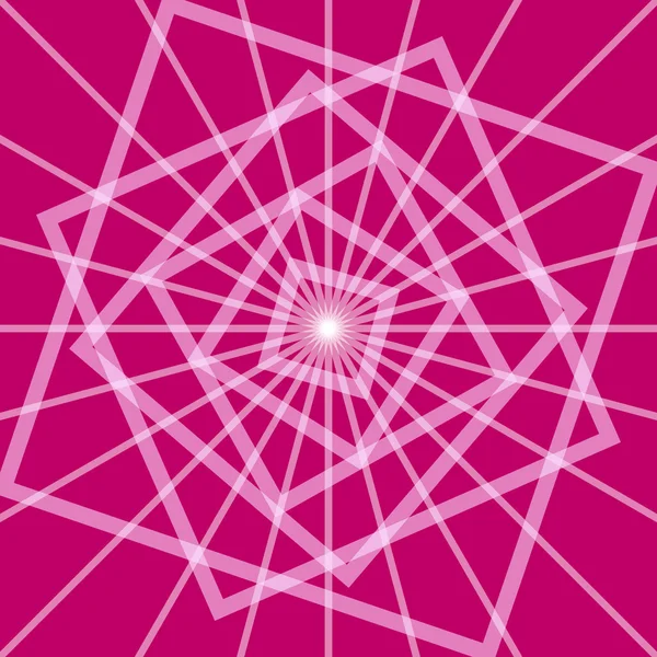 Fundo geométrico rosa — Vetor de Stock