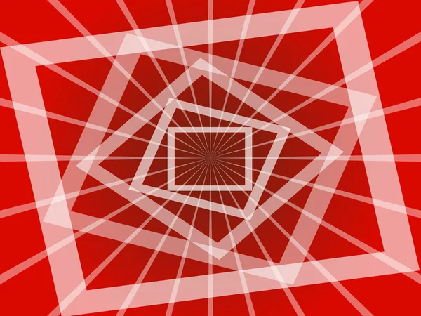 Geometrischer roter Hintergrund — Stockvektor
