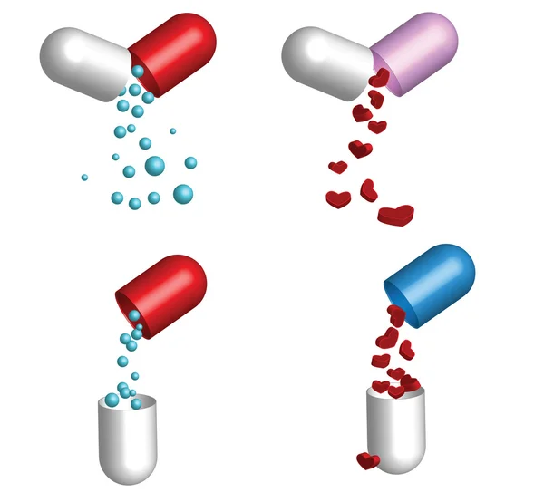 Pilules — Image vectorielle