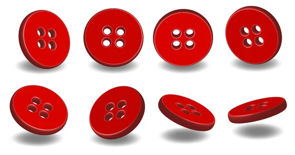 3D düğmeleri — Stok Vektör