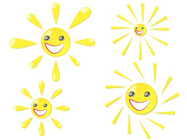 Funny sun clipart