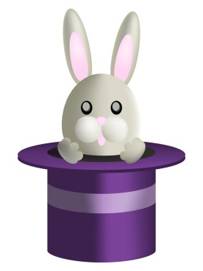 Cute bunny clipart