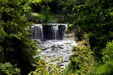 Keila Joa waterfall in Estonia clipart