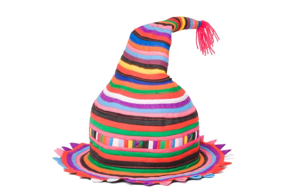 Krycí zářivě barevný klobouk — Stock fotografie