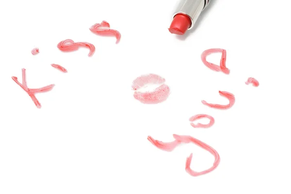 Napis Cię pocałować — Zdjęcie stockowe