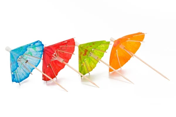 stock image Cocktail umbrellas