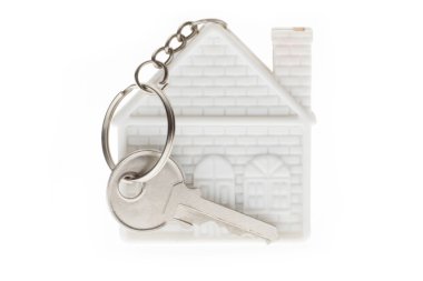 ev ve anahtar şeklinde Anahtarlık