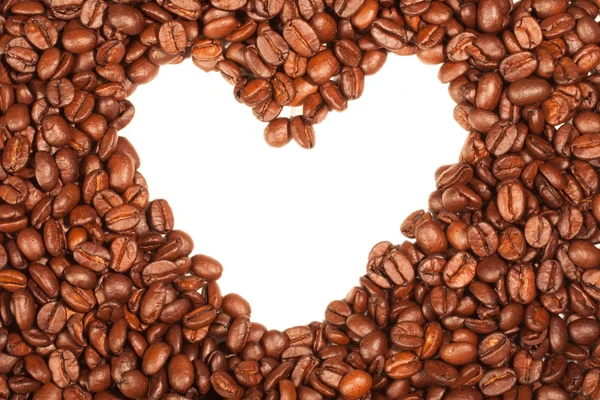 Hjärtat av kaffe — Stockfoto