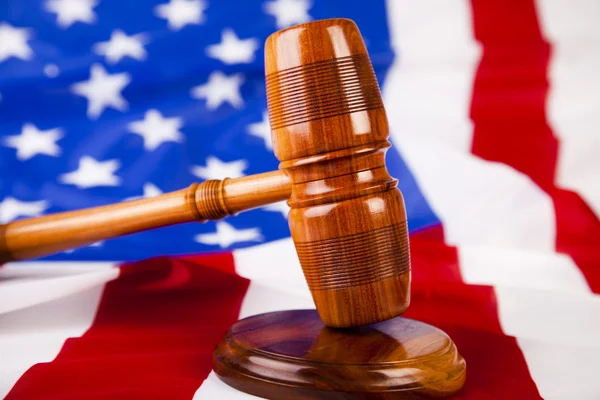 Gavel In Action — Stock Photo, Image