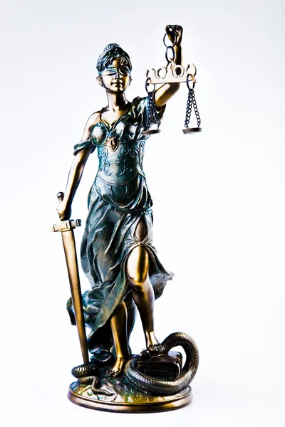 stock image Hammer and god of law