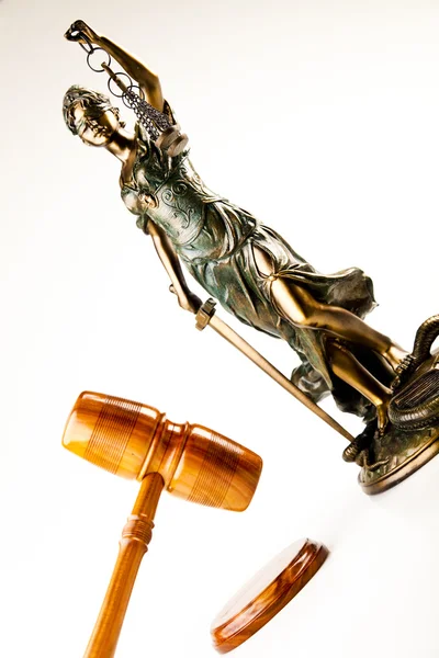 Senhora da Justiça, do Direito — Fotografia de Stock