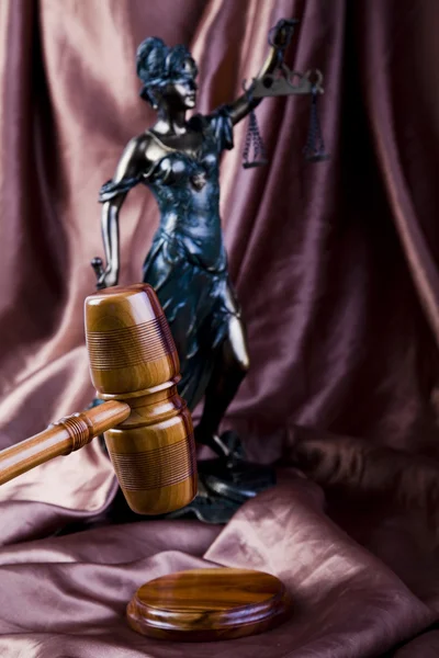 Lady, igazságosság, törvény — Stock Fotó