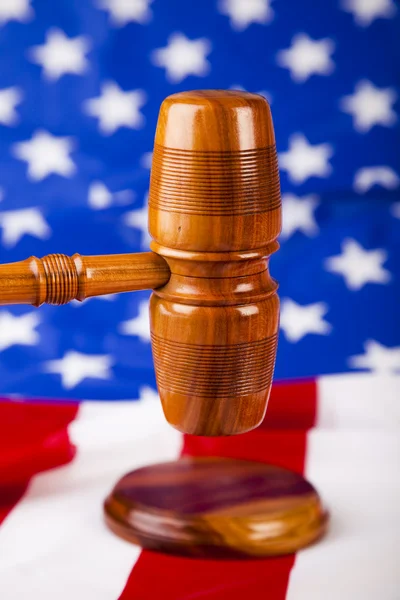 Law theme, mallet of judge! — Stock Photo, Image