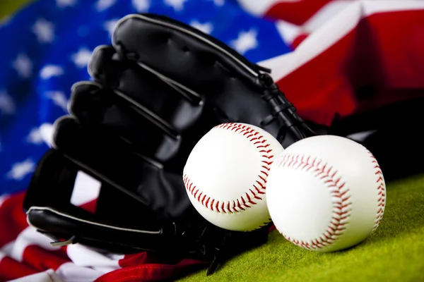 Amerykański baseball — Zdjęcie stockowe