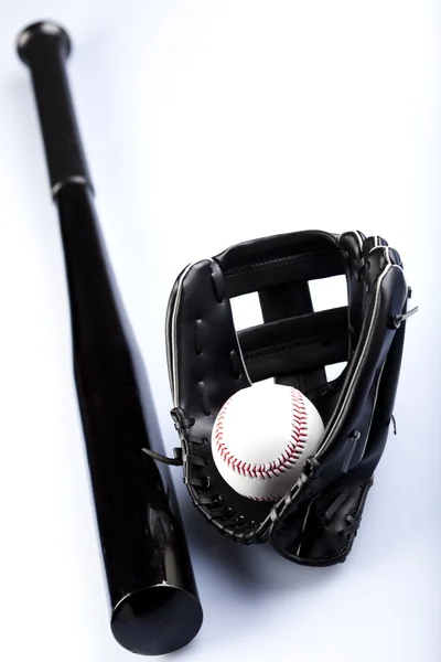 stock image Leather glove with baseball