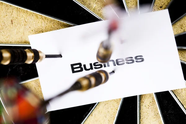 Bullseye, begreppsmässig, framgång — Stockfoto