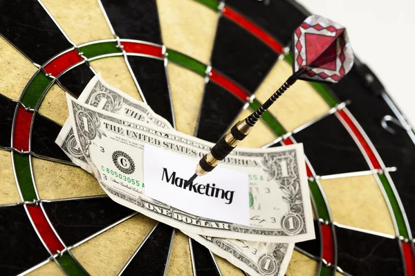 Bullseye, conceptuele, succes — Stockfoto