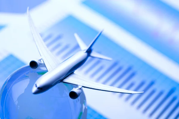 Travel concept, airliner — Stock Photo, Image