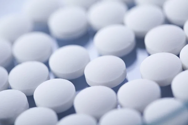 Vitaminok, tabletták és tablettát — Stock Fotó