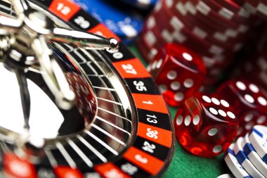 In the casino, Roulette clipart