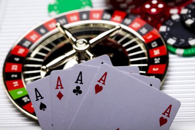 rulet ve Casino chips