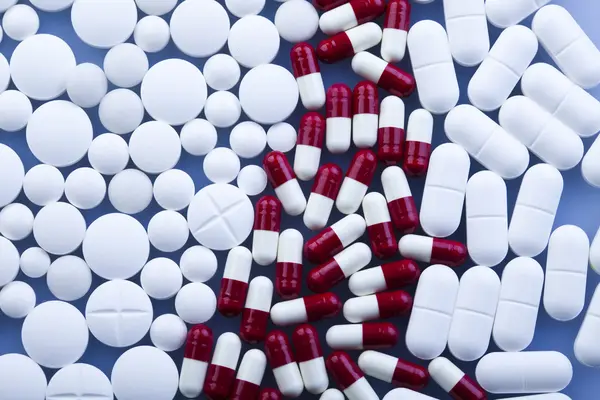 Léky, léky, tablety, pilulky — Stock fotografie