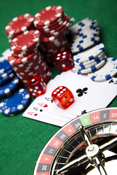 Spela i kasinot — Stockfoto